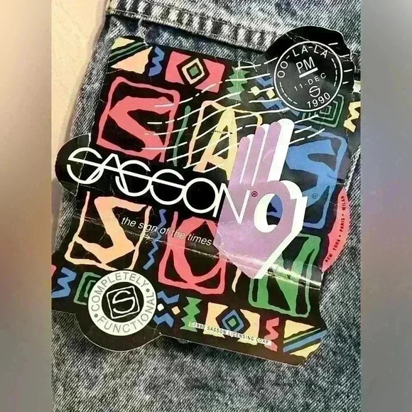 NWT 90’s Vintage Sasson High Rise Bow Ankle Jeans 100% cotton Size 9 - Picture 5 of 9